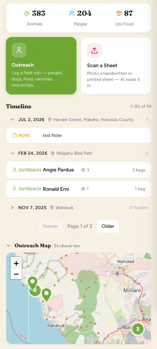 A website, a store, and a field app app
